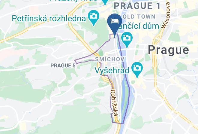 Prague - Adam&eva Hostel Prague Maps