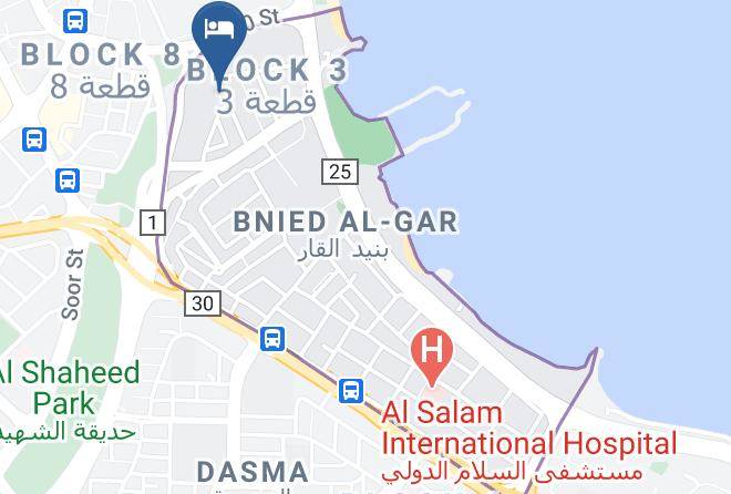 Kuwait City - Adams Hotel Maps