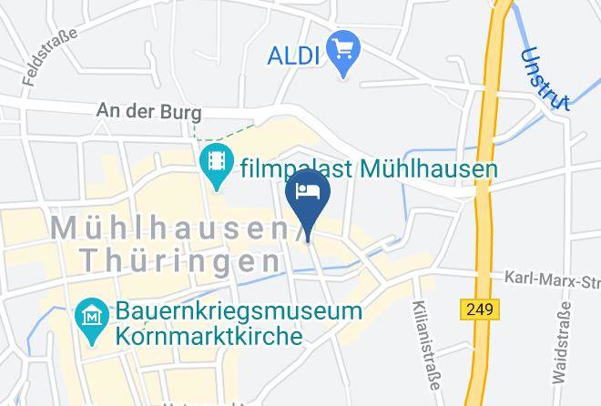 Unstrut Hainich Kreis - Adams Pension & Ferienwohnungen Maps