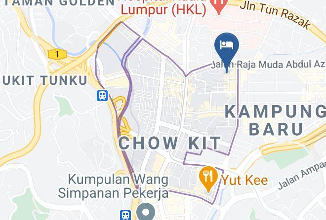 Adamson Hotel Kuala Lumpur Map