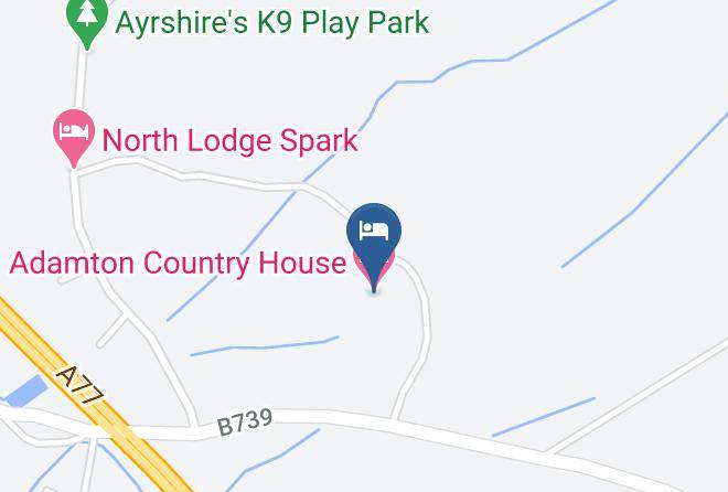 South Ayrshire - Adamton Country House Hotel Maps