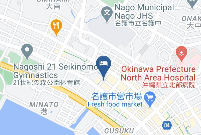 Nago City - Adan Hotel Maps