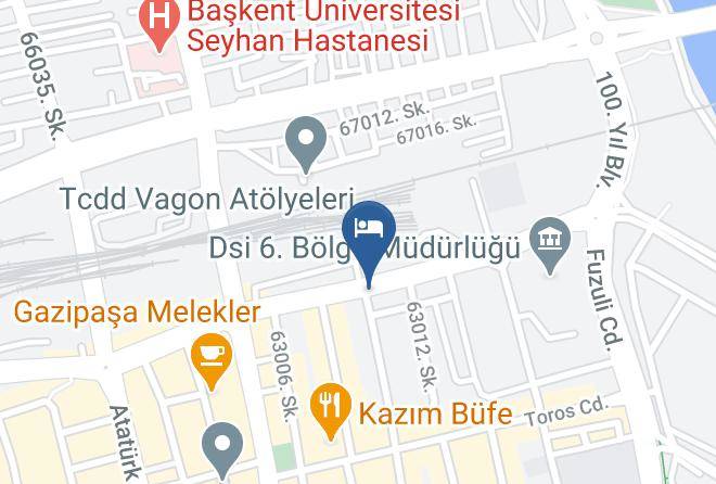 Seyhan - Adana City Hotel Maps