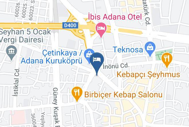 Seyhan - Adana Erten Otel Maps