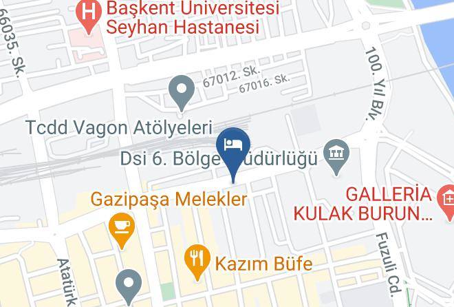 Seyhan - Yukselhan Otel Maps