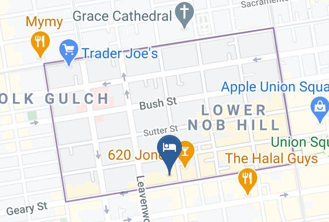 San Francisco - Adante Hotel Maps
