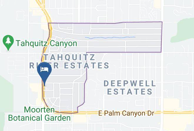Adara Hotel Palm Springs Map