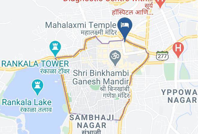 Kolhapur - Adarsh Deluxe Lodging Maps