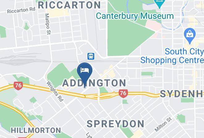 Christchurch - Addington Court Motel Maps