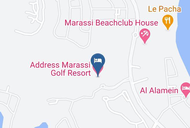El Dabaa - Address Marassi Golf Resort Maps