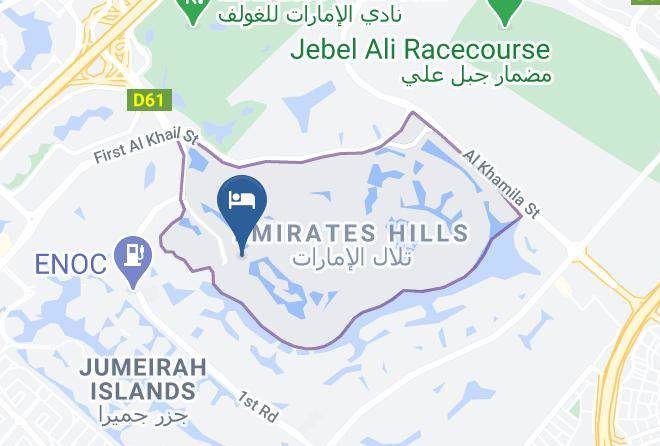 Dubai - Address Montgomerie Maps