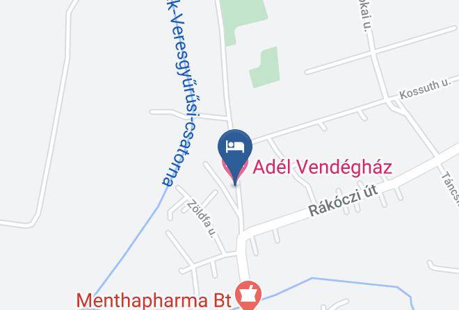 Sarkadkeresztur - Adel Vendeghaz Maps