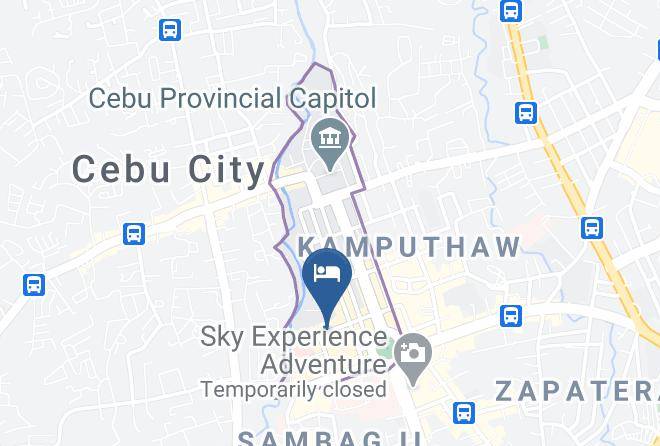 Cebu - Adelfa Hotel Maps