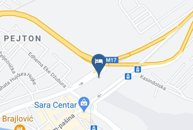 Sarajevo - Adella Hotel Maps