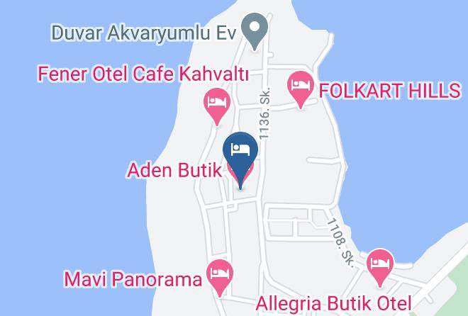 Cesme - Aden Butik Hotel Maps