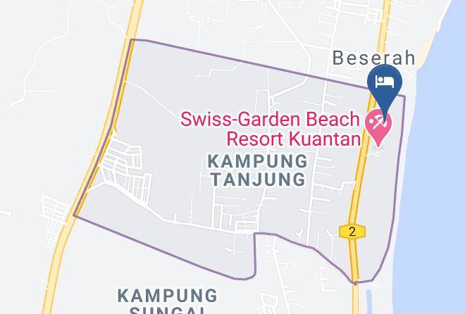 Kuantan District - Adena Beach Resort Maps