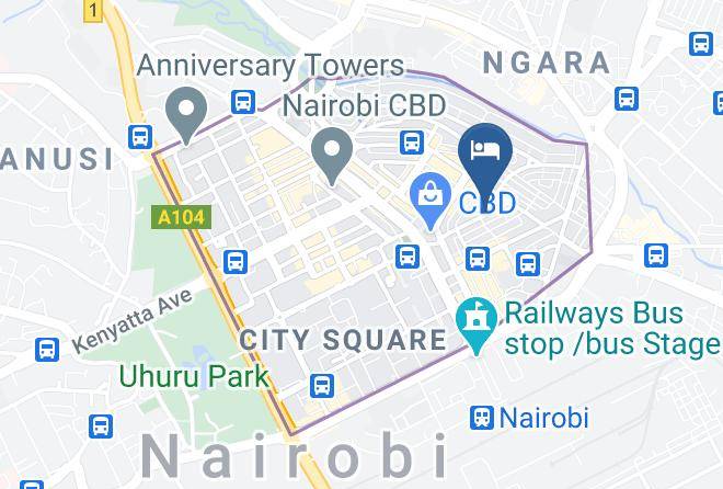 Nairobi - Adenbay City Hotel Maps