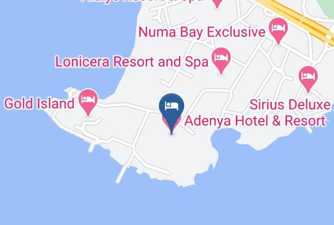 Alanya - Adenya Hotel & Resort Maps