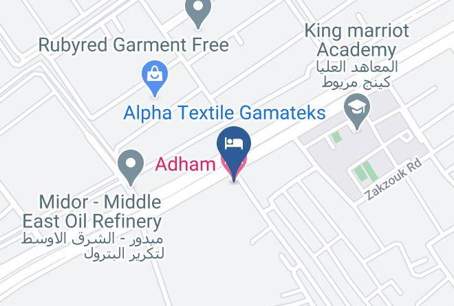 Alexandria - Adham Hotel Maps