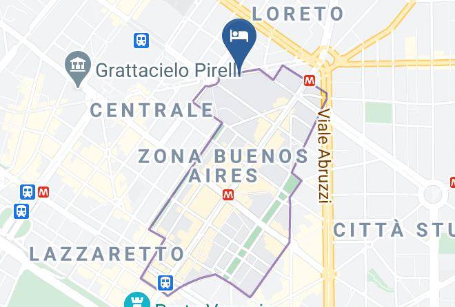 Milan - Doria Grand Hotel Maps