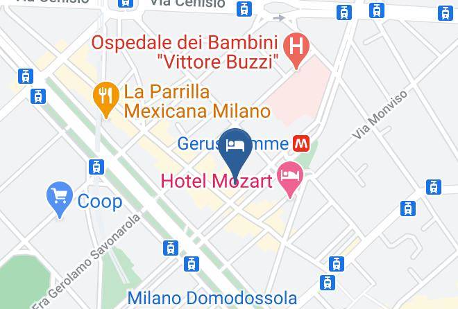Milan - City Life Hotel Poliziano Maps