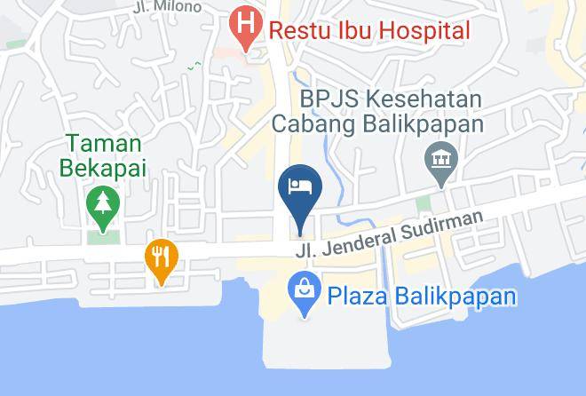 Balikpapan - Adika Hotel Bahtera Maps