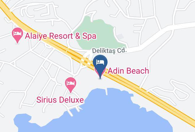 Alanya - Adin Beach Hotel Maps