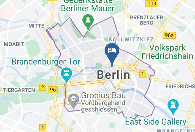 Stadt Berlin - Adina Apartment Hotel Berlin Hackescher Markt Maps