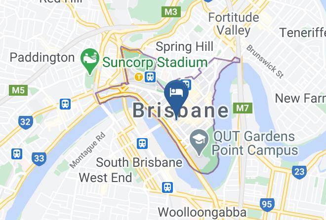 Brisbane - Adina Apartment Hotel Brisbane Maps