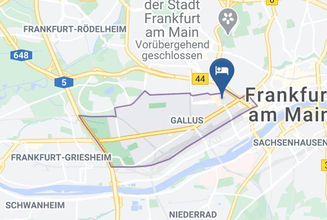Frankfurt Am Main - Adina Apartment Hotel Frankfurt Westend Maps