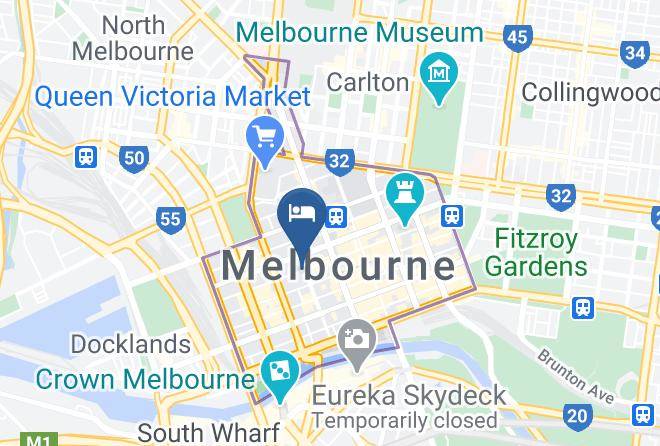 Melbourne - Adina Apartment Hotel Melbourne Maps