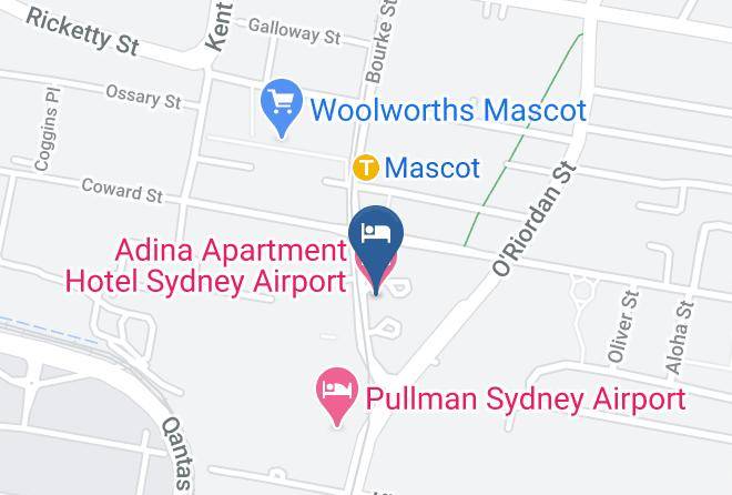 Bayside - Adina Apartment Hotel Sydney Airport Maps