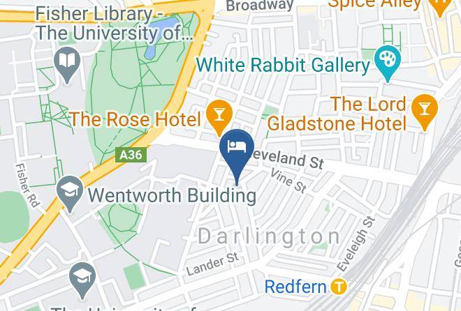 Sydney - Adina Apartment Hotel Sydney Chippendale Maps