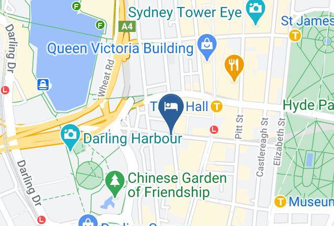 Sydney - Adina Apartment Hotel Sydney Town Hall Maps