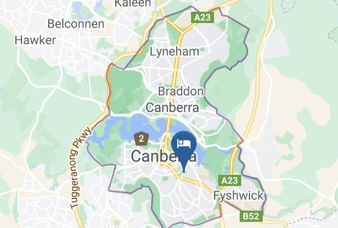 Griffith - Adina Serviced Apartments Canberra Kingston Maps