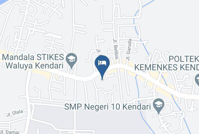 Kendari - Adipati Hotel Maps