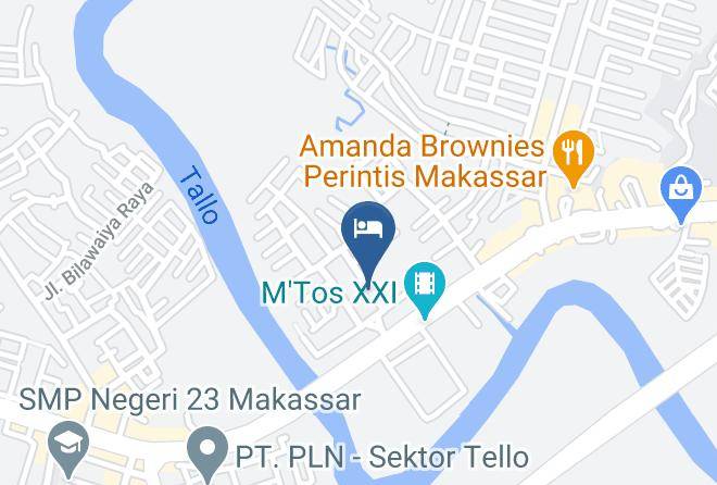 Makassar - Adipura Hotel Maps