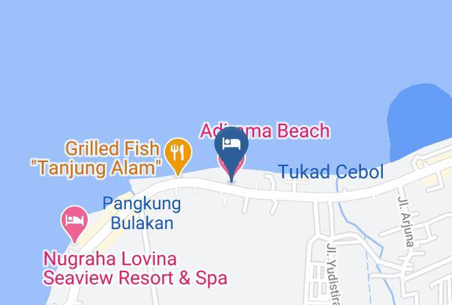 Buleleng Regency - Adirama Beach Hotel Maps