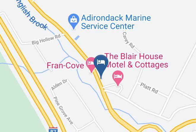 Warren - Adirondack Sunrise Motel And Cabins Maps