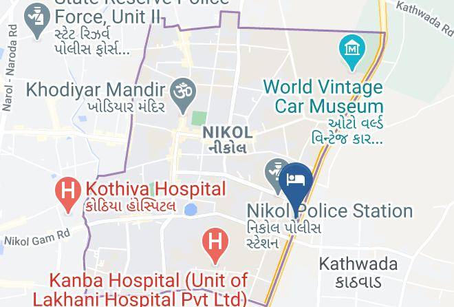 Ahmadabad - Adishwar Gold Hotel Maps