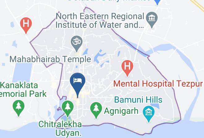 Tezpur - Aditya's Hotel Centre Point Maps