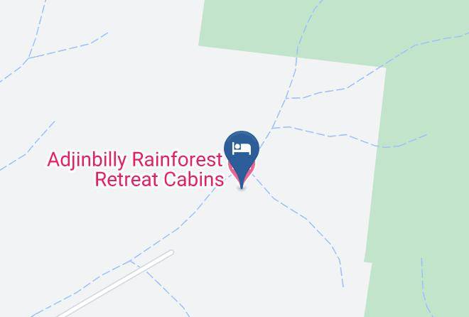 Southern Downs - Adjinbilly Rainforest Retreat Cabins Maps
