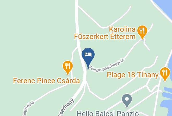 Tihany - Adler Hotel Es Etterem Tihany Maps