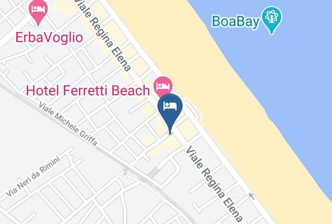 Rimini - Admiral Art Hotel Maps