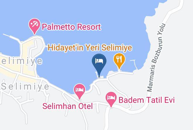 Mugla - Admiral Beach Otel Maps