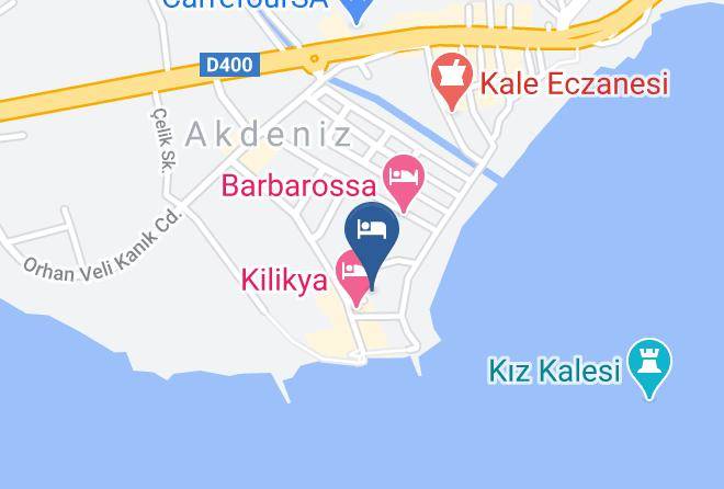 Erdemli - Admiral Hotel Maps