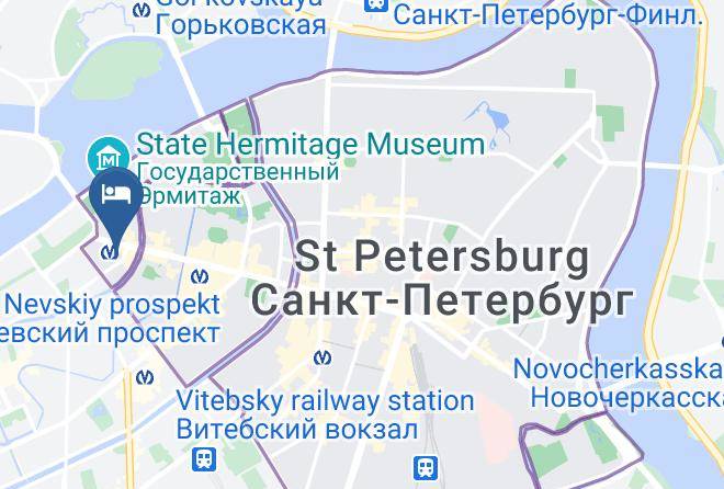 Saint Petersburg - Admiral Mini Hotel Maps