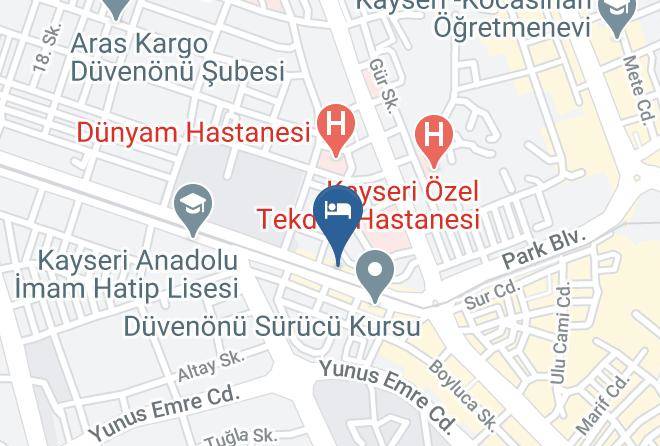 Kocasinan - Admiral Otel Maps