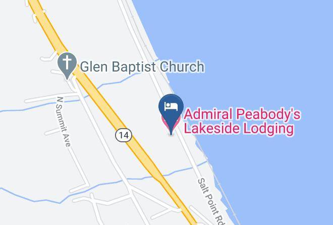 Schuyler - Admiral Peabody's Lakeside Lodging Maps