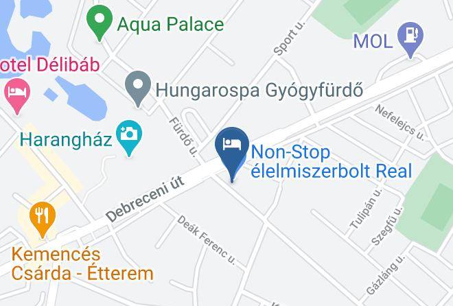 Hajduszoboszlo - Admiralis Panzio Es Etterem Hajduszoboszlo Maps